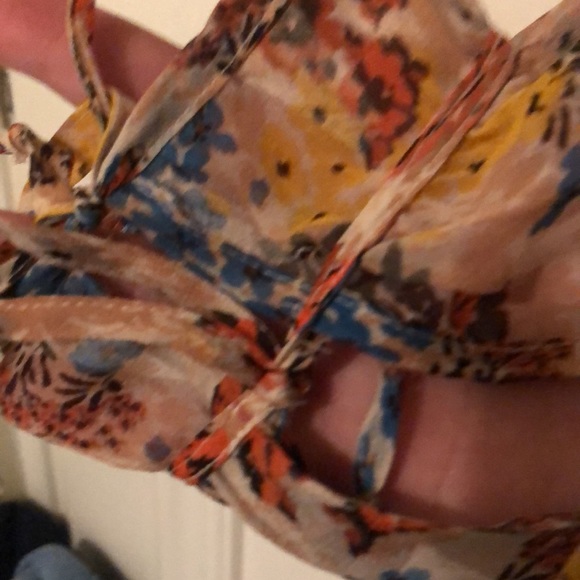 Ella Moss 100% silk floral maxi Sz L NWT - Picture 5 of 11